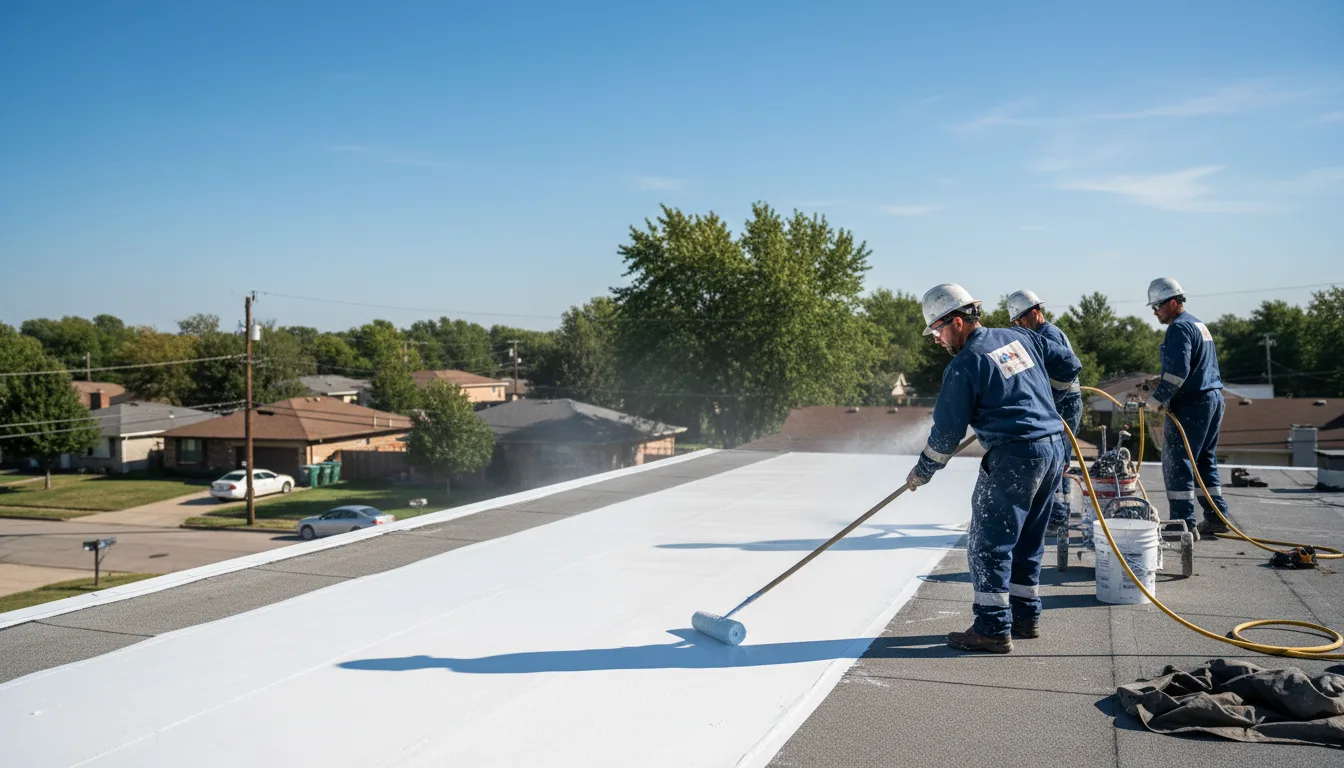Commercial roof coating in New Washington, IN near me